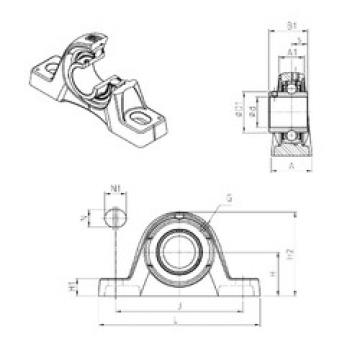 Подшипник UCPLE208 SNR