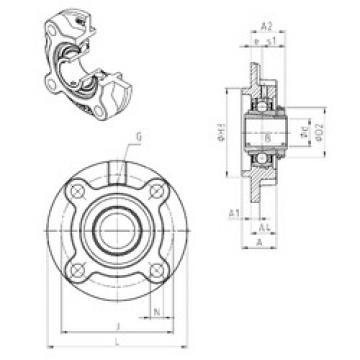 Подшипник UKFC206H SNR