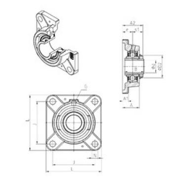 Подшипник UKFE206H SNR