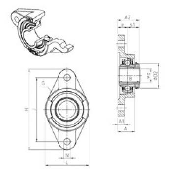 Подшипник UKFL208H SNR