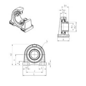 Подшипник USPAE208 SNR