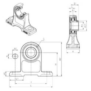 Подшипник USPH210 SNR