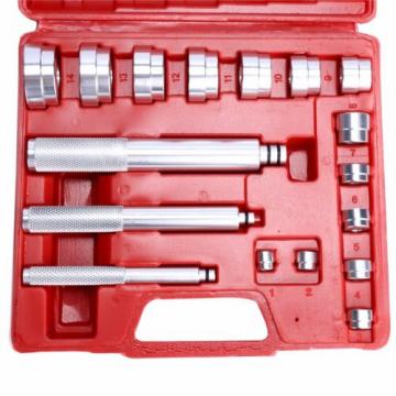 value! 17Pc Aluminium Wheel Bearing Race Seal Bush Driver Car Garage Tool Set