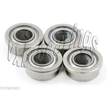 4 Flange Bearing SLOT CAR 1/8&#034;x 1/4&#034; Ceramic Bearings