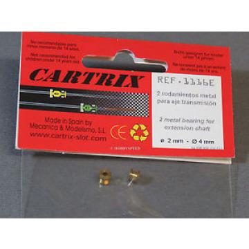 CARTRIX 1:32 SLOT CAR 2 METAL BEARINGS EXTENSION SHAFT slotcar racing CTX 1116E