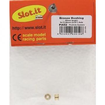 SLOT IT SIPA02 3/32 BRONZE AXLE BEARINGS (2) NEW 1/32 SLOT CAR PART