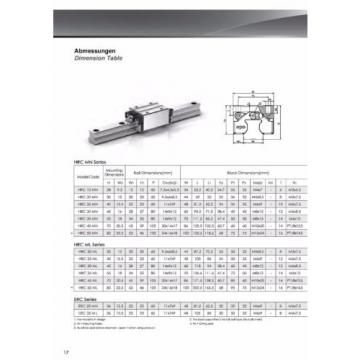 Linear guide - Recirculating ball bearing guide - HRC30-ML (rail + car)