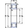 Подшипник W 6001-2RS1 SKF