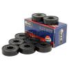 Cool Set of 8 Skateboard Bearing Bronze Cage Sealed Black Ball Bearings Rolling #2 small image