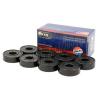 Cool Set of 8 Skateboard Bearing Bronze Cage Sealed Black Ball Bearings Rolling #4 small image