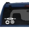 Industrial #5 - Gear Cogwheel Differential Bearing - Car Tablet Vinyl Decal #5 small image