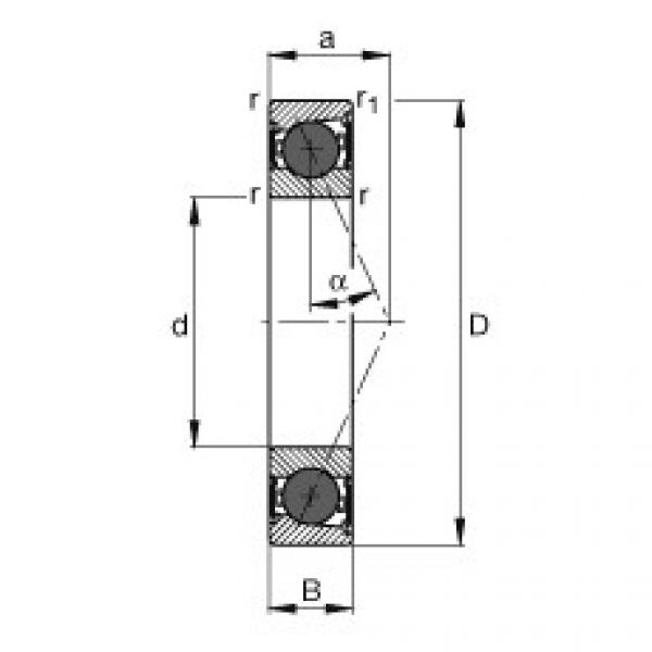 Подшипник HCB7205-E-2RSD-T-P4S FAG #1 image