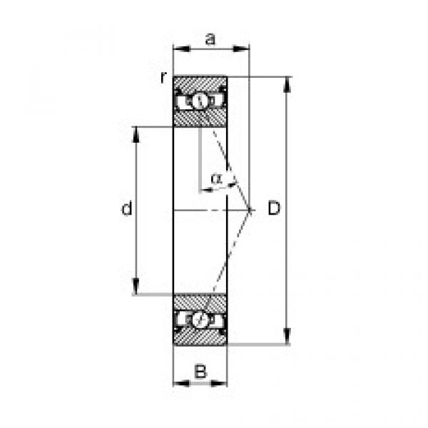 Подшипник HSS7017-E-T-P4S FAG #1 image