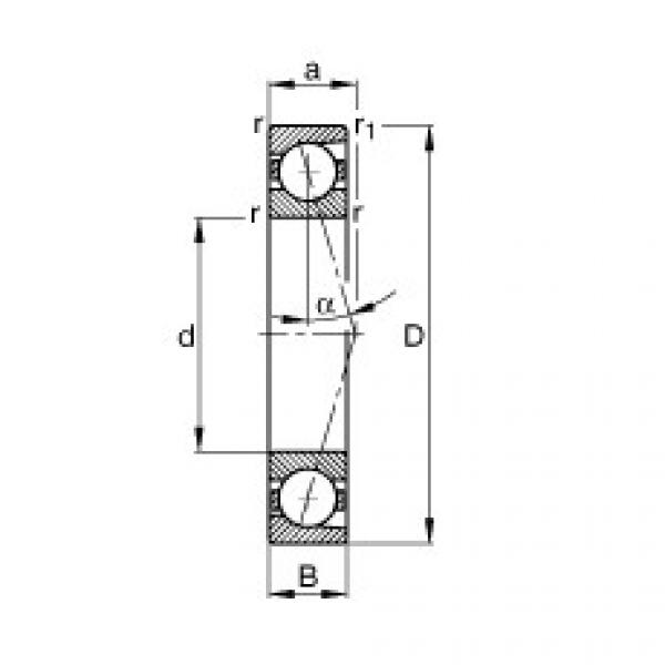 Подшипник B7007-C-T-P4S FAG #1 image