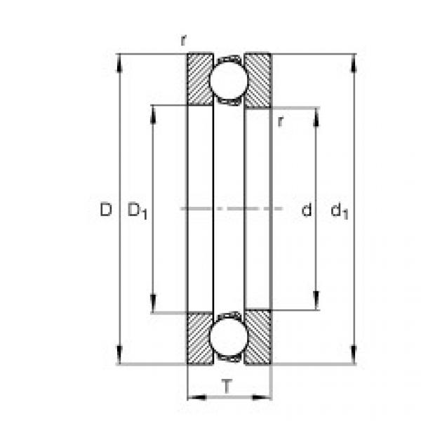 Подшипник 51110 FAG #1 image