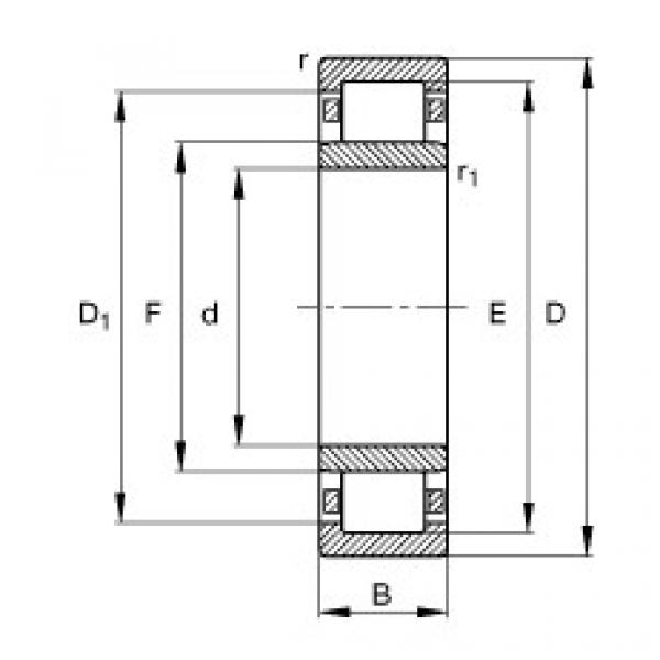 Подшипник NU2206-E-TVP2 FAG #1 image