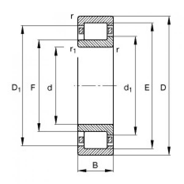 Подшипник NJ212-E-TVP2 FAG #1 image