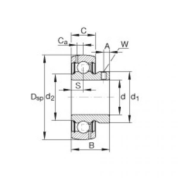 Подшипник GAY108-NPP-B-AS2/V INA #1 image