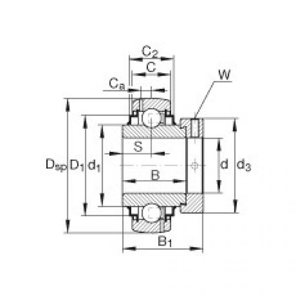 Подшипник G1115-KRR-B-AS2/V INA #1 image