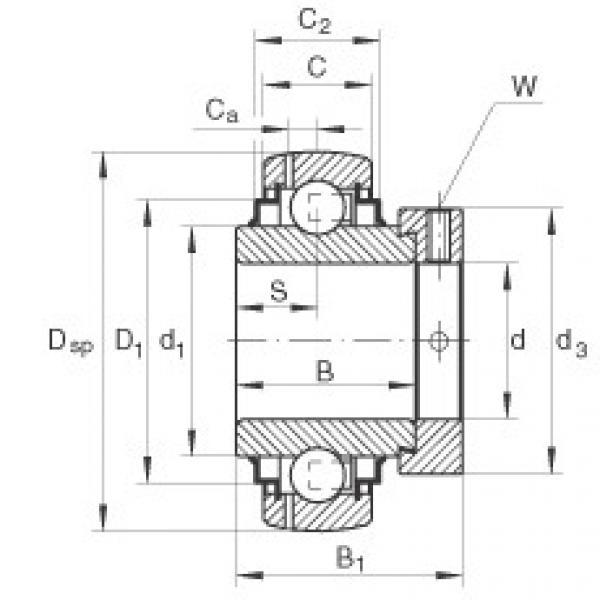 Подшипник GE25-KRR-B INA #1 image