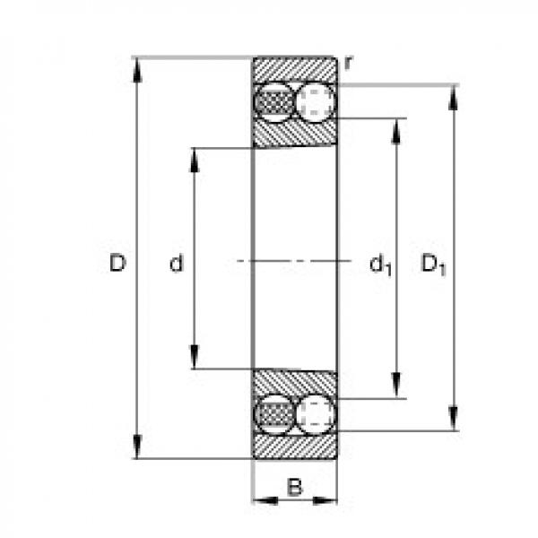 Подшипник 1218-K-TVH-C3 FAG #1 image