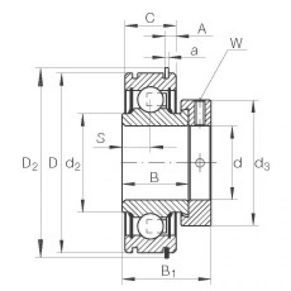 Подшипник RAE35-NPP-NR INA #1 image