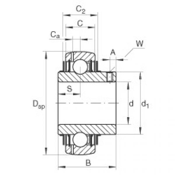 Подшипник GYE35-KRR-B-VA INA #1 image