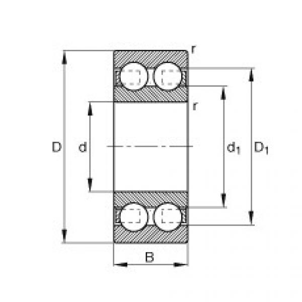 Подшипник 4309-B-TVH FAG #1 image