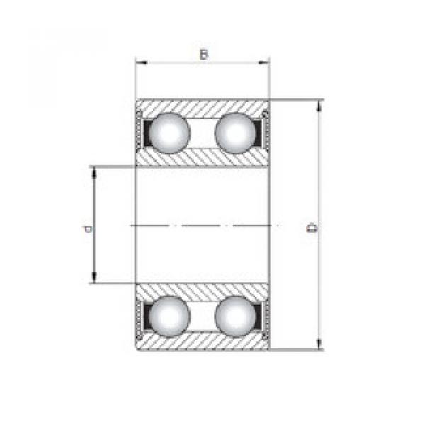 Подшипник 4306-2RS CX #1 image