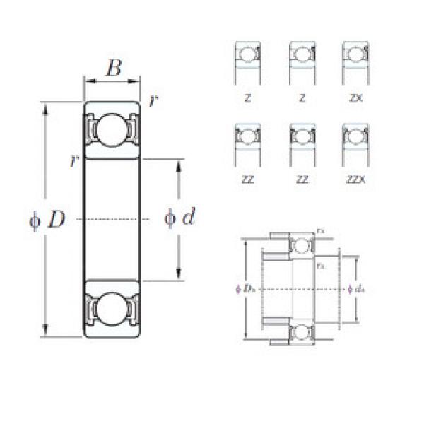 Подшипник 62/28ZZ KOYO #1 image