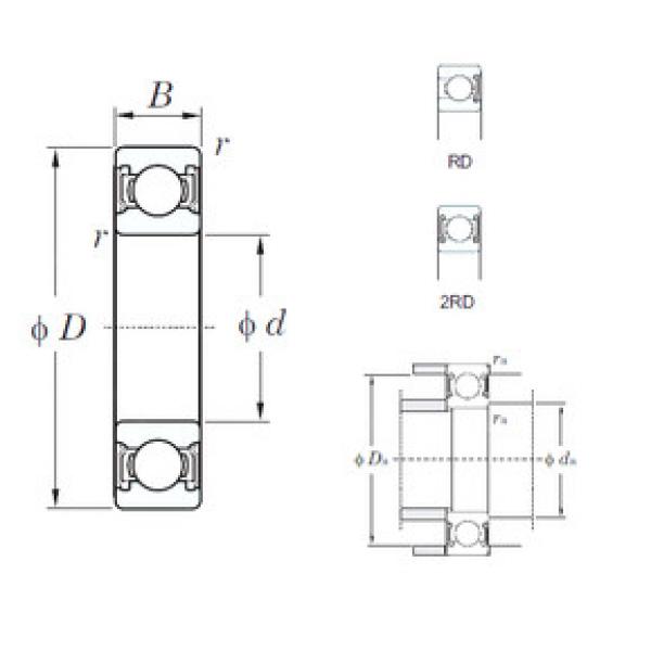 Подшипник 6208-2RD KOYO #1 image