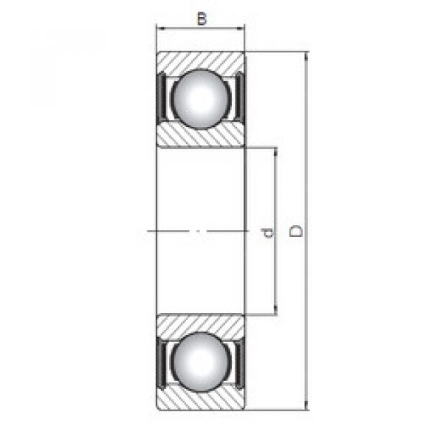 Подшипник 61911-2RS CX #1 image