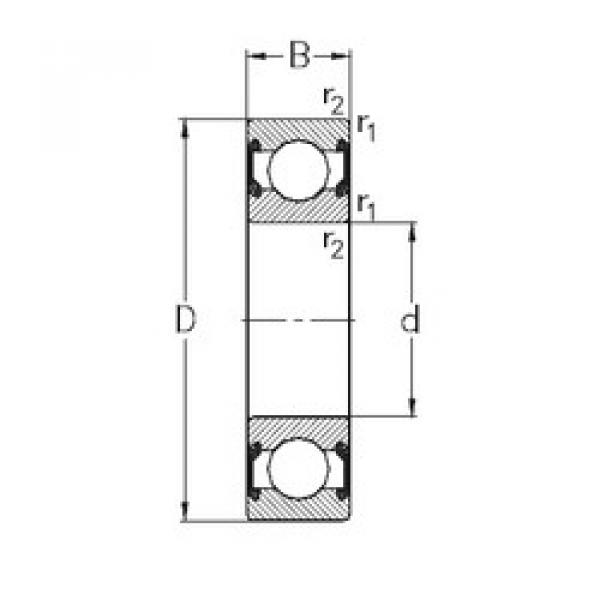 Подшипник 6004-2RS2 NKE #1 image