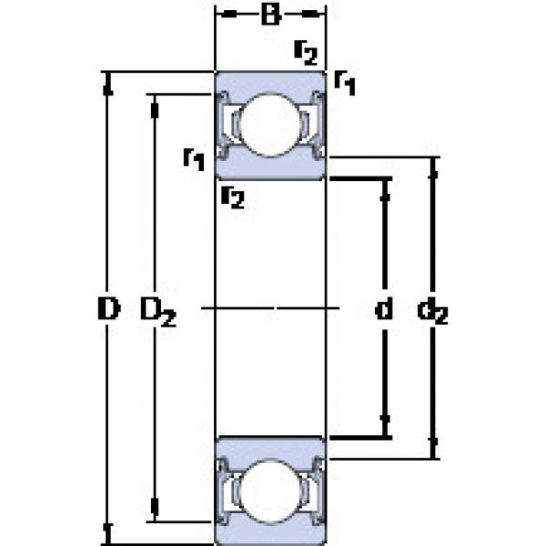 Подшипник 6203-2RSL SKF #1 image