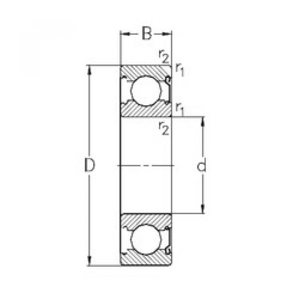 Подшипник 626-Z NKE #1 image