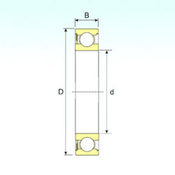 Подшипник 6017-RS ISB #1 image