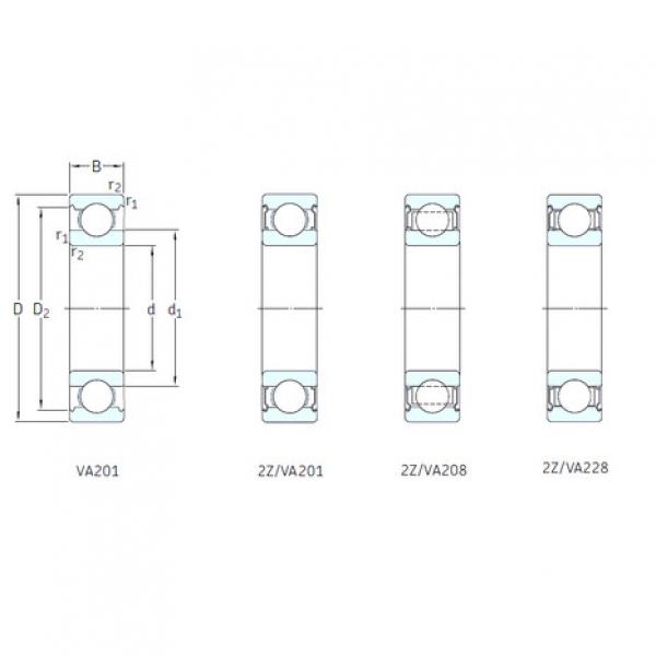 Подшипник 6206-2Z/VA228 SKF #1 image