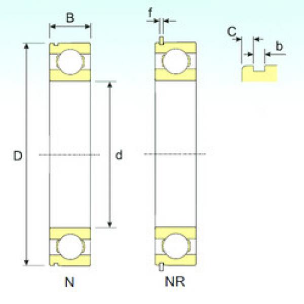 Подшипник 6009 NR ISB #1 image