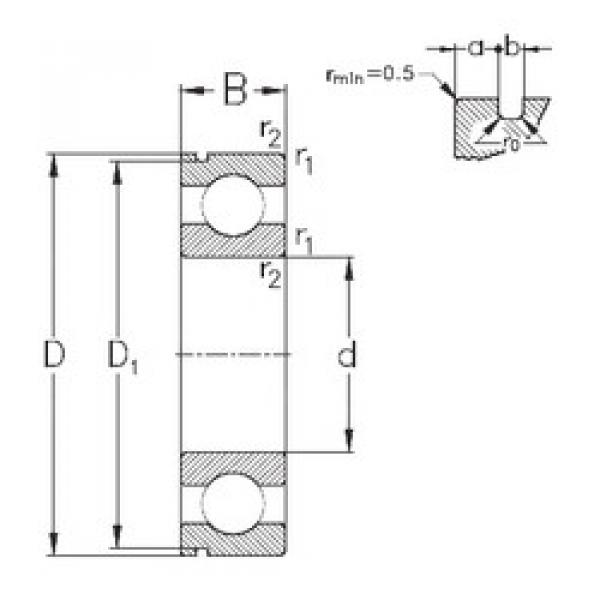 Подшипник 6010-N NKE #1 image