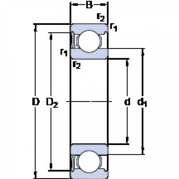 Подшипник 6320-RS1 SKF #1 image