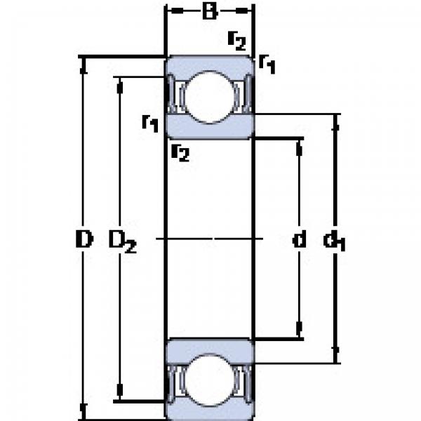 Подшипник 61803-2RS1 SKF #1 image