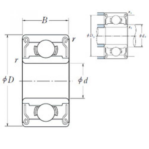 Подшипник MR 115 ZZ NSK #1 image