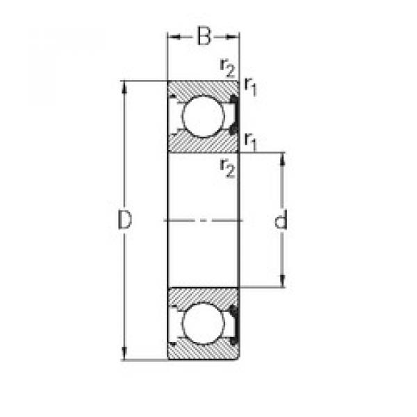 Подшипник 6312-2RSR NKE #1 image