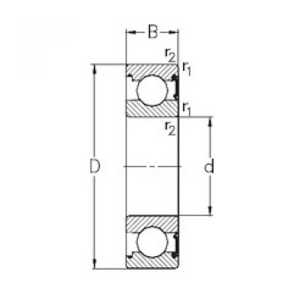 Подшипник 6217-RSR NKE #1 image