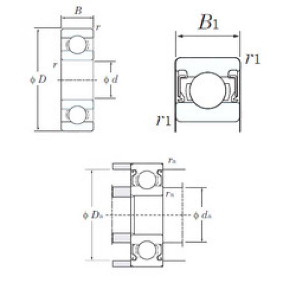 Подшипник 628-2RS KOYO #1 image