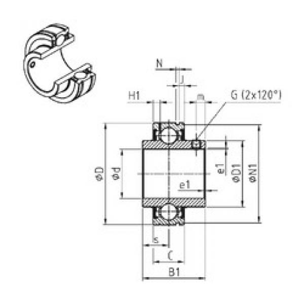 Подшипник CUC210-30 SNR #1 image