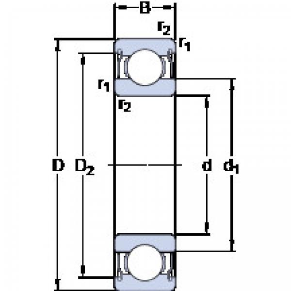 Подшипник D/W SRI-1212-2ZS SKF #1 image