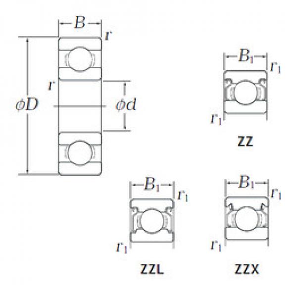 Подшипник WOB72 ZZX KOYO #1 image