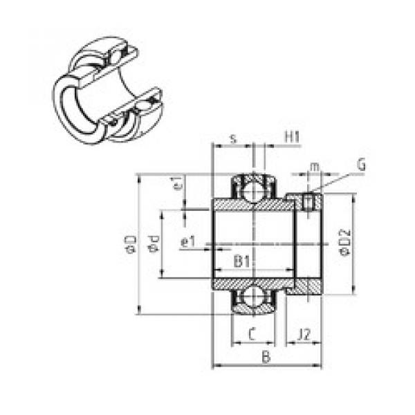 Подшипник EX211G2 SNR #1 image