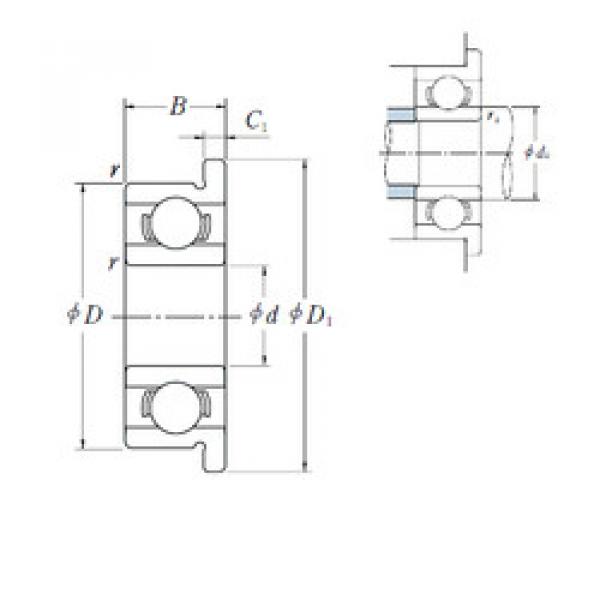 Подшипник F605 NSK #1 image